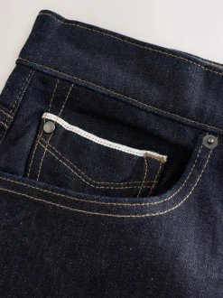 Indigo blauwe wassing - Straight fit - Signature Selvedge Denim Jeans