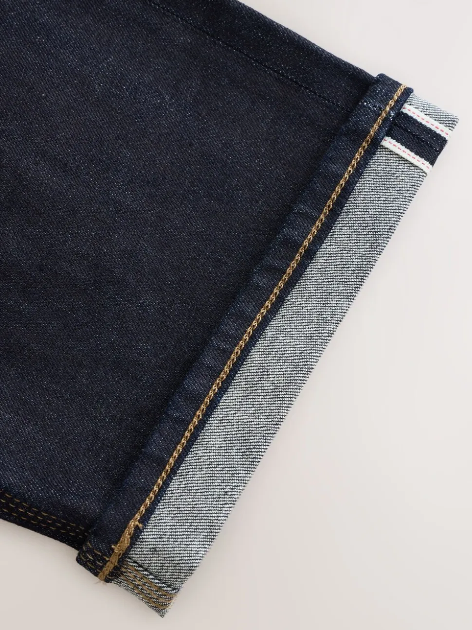 Indigo blauwe wassing - Straight fit - Signature Selvedge Denim Jeans