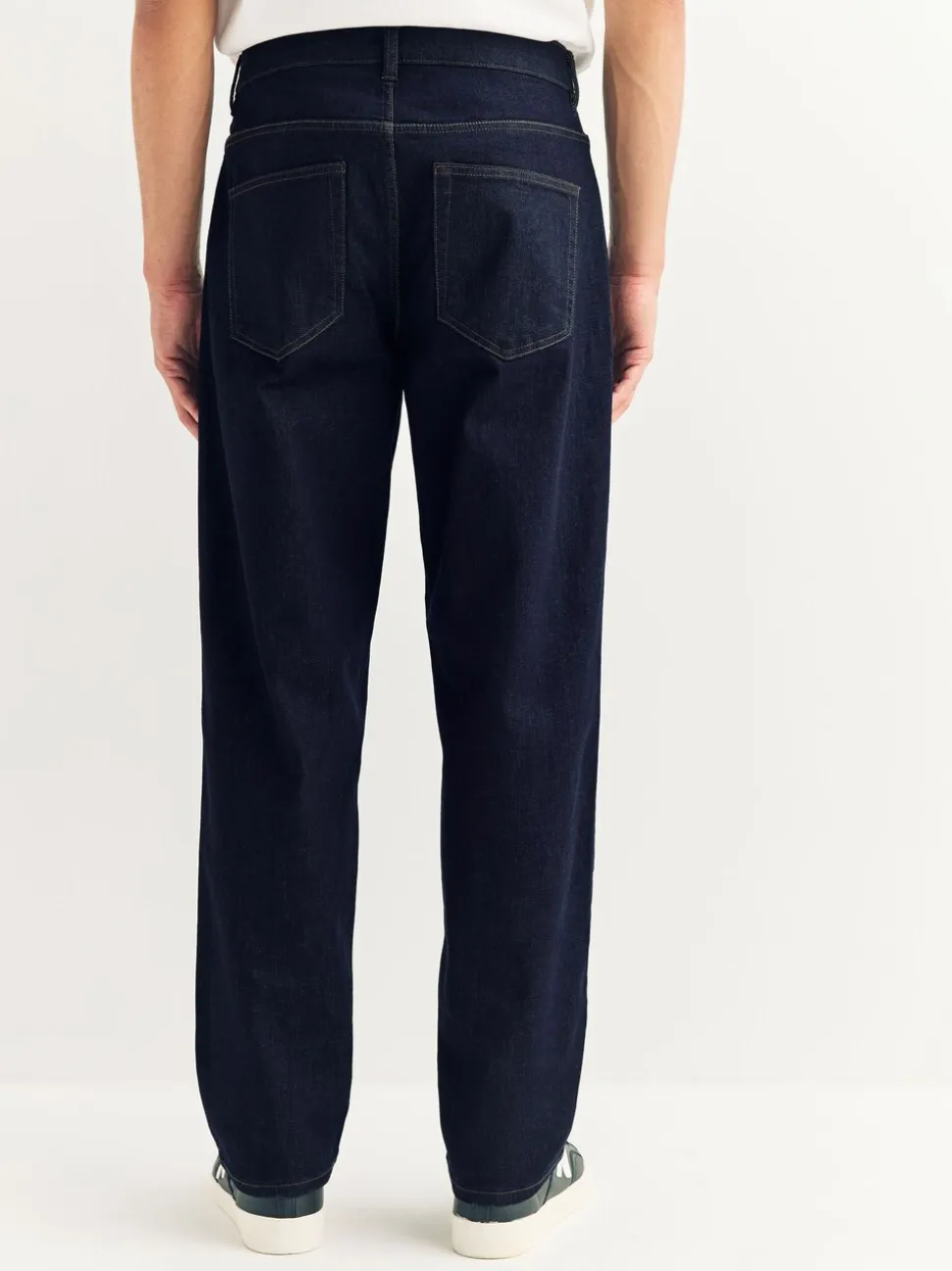 Indigo wassing - Klassieke stretchy Jeans met relaxed fit