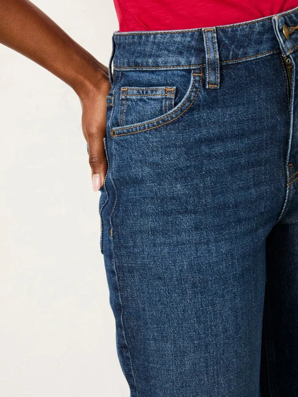 Indigoblauw - FatFace Taper Leg Jean