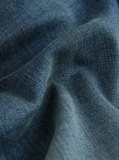 Indigoblauw - Straight fit - Authentieke stretch denim jeans