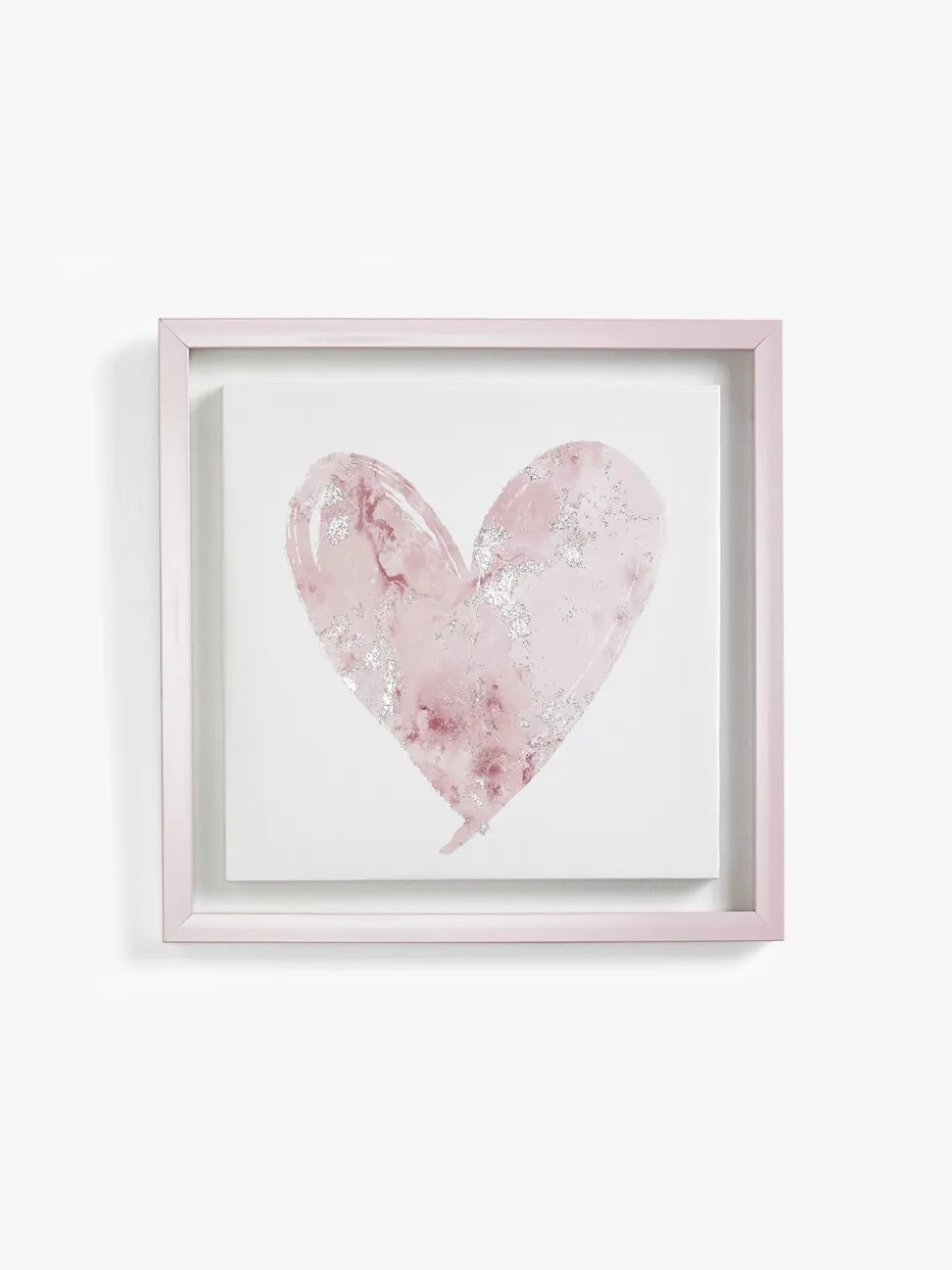 Ingelijste wanddecoratie met hart