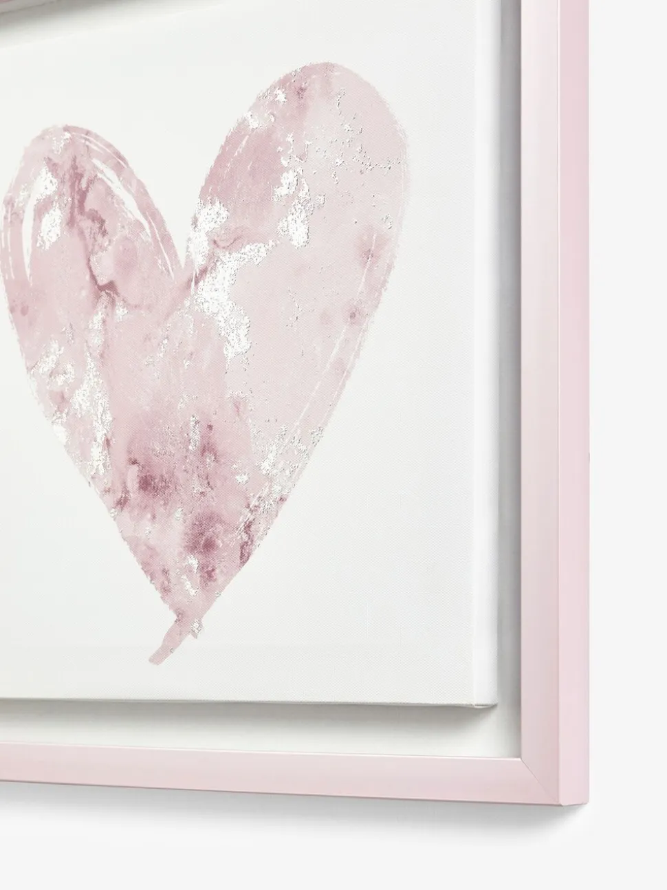Ingelijste wanddecoratie met hart
