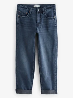 Inktblauw - Boyfriend-jeans