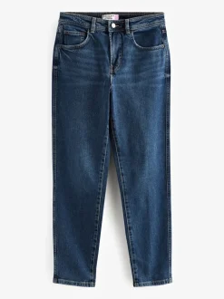 Inktblauw - Mom comfort stretch jeans