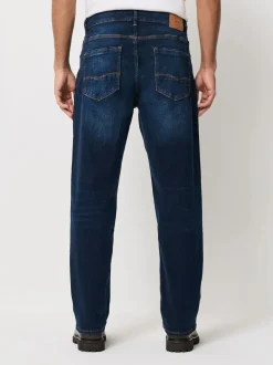 Inktblauw - Relaxed fit - Authentieke stretch denim jeans
