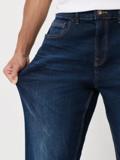 Inktblauw - Relaxed fit - Authentieke stretch denim jeans