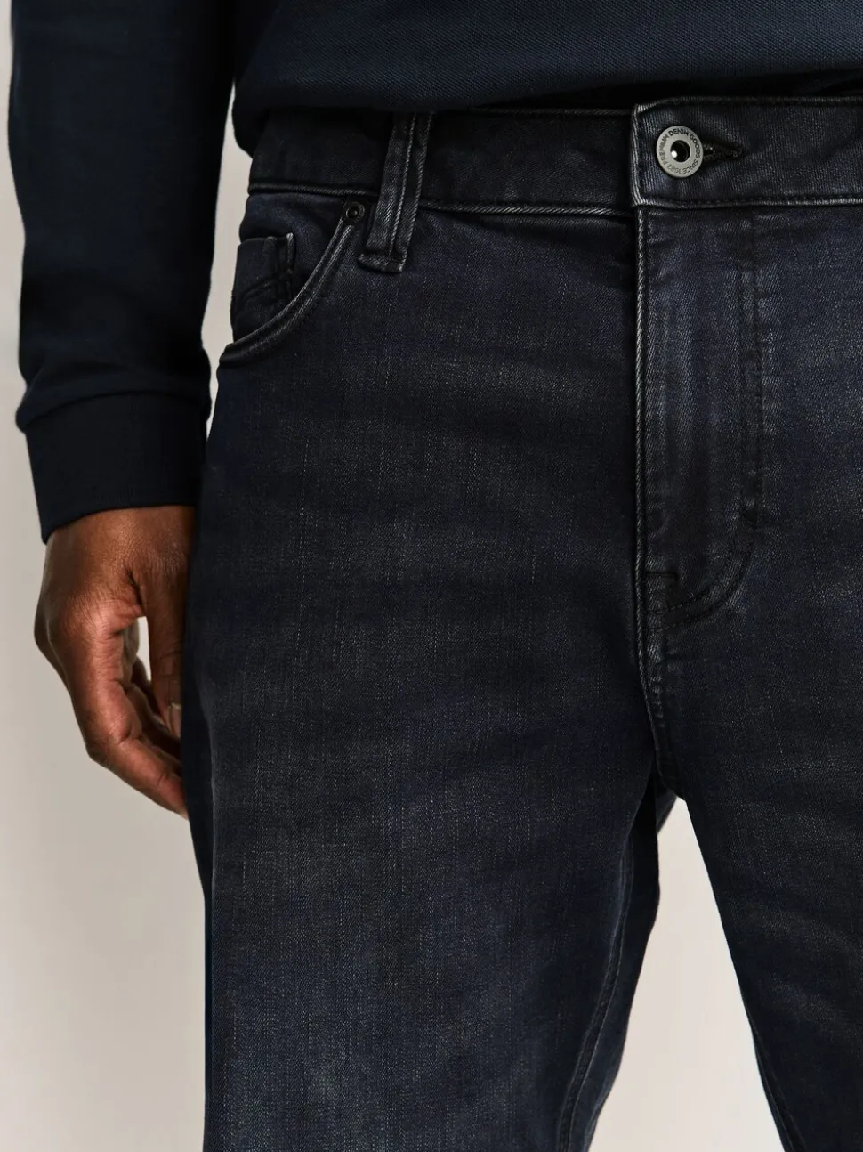 Inktblauw - Slim Fit - Motionflex jeans