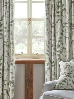 Isla - Verduisterende/thermische plooigordijnen met bloemenprint