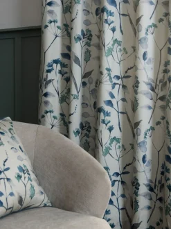 Isla ringgordijnen met bloemenprint