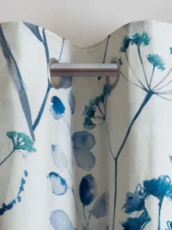 Isla ringgordijnen met bloemenprint