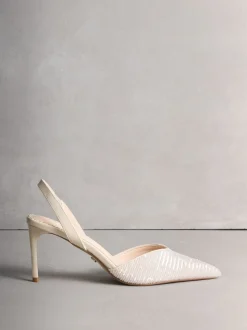 Ivoor - Forever Comfort® Point Toe Sequin Slingback Heels