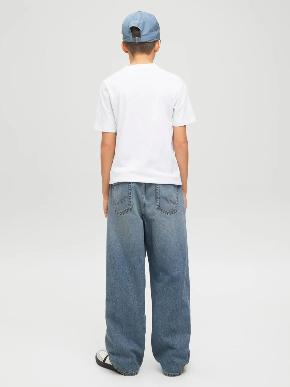 JACK & JONES Junior Blue Ron Extra Baggy Fit Jeans