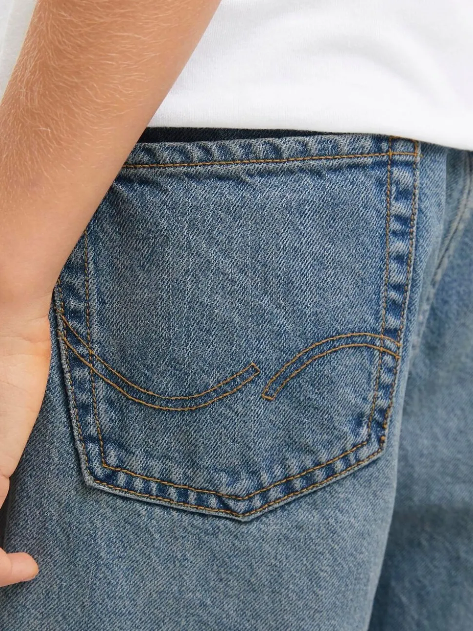 JACK & JONES Junior Blue Ron Extra Baggy Fit Jeans