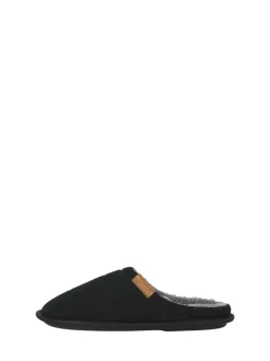 JACK & JONES Junior Courdroy Mule Black Slippers