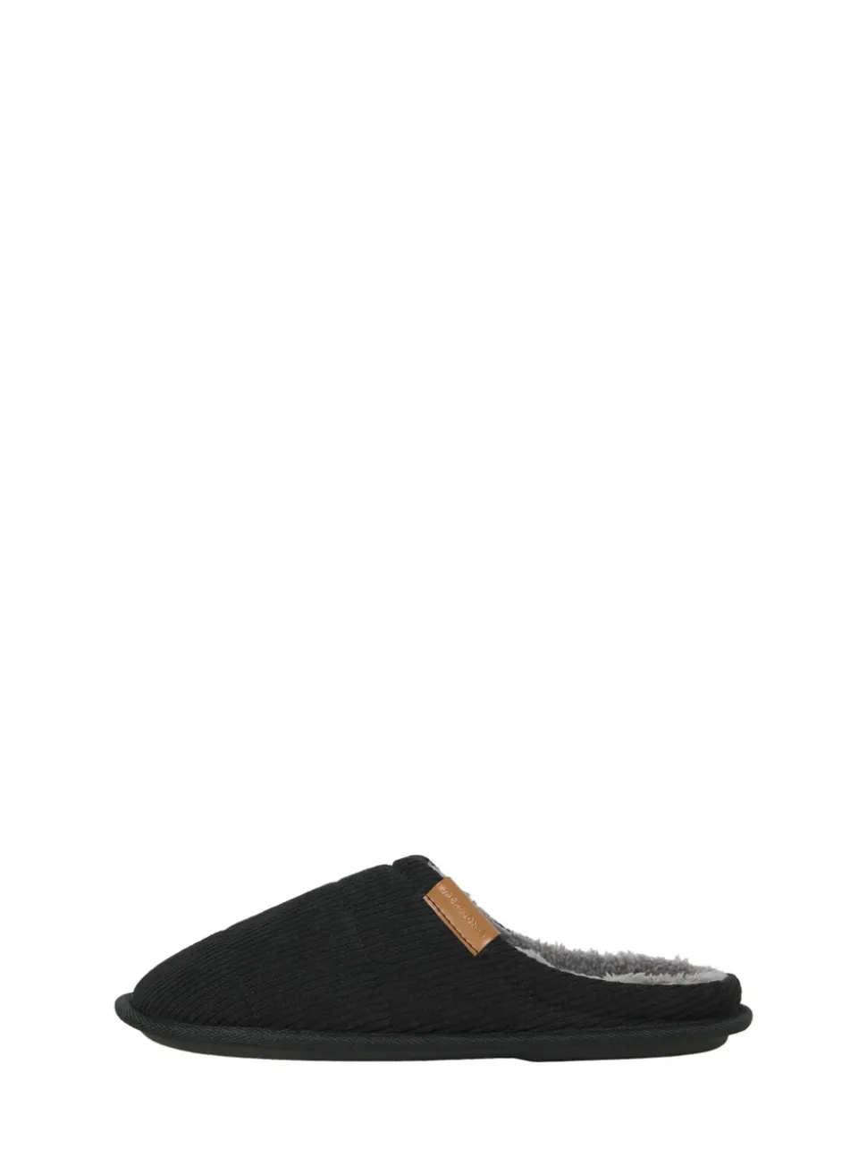 JACK & JONES Junior Courdroy Mule Black Slippers