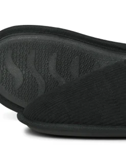 JACK & JONES Junior Courdroy Mule Black Slippers