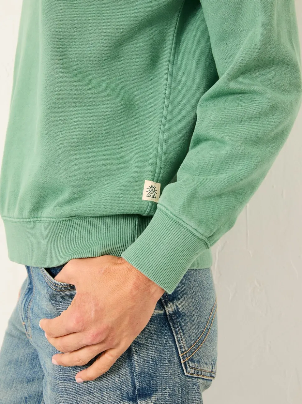 Jadegroen - FatFace - sweatshirt met ronde hals