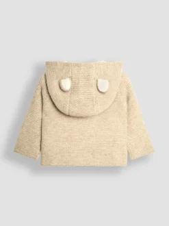 JoJo Maman Bébé - Babyvest met beer en capuchon