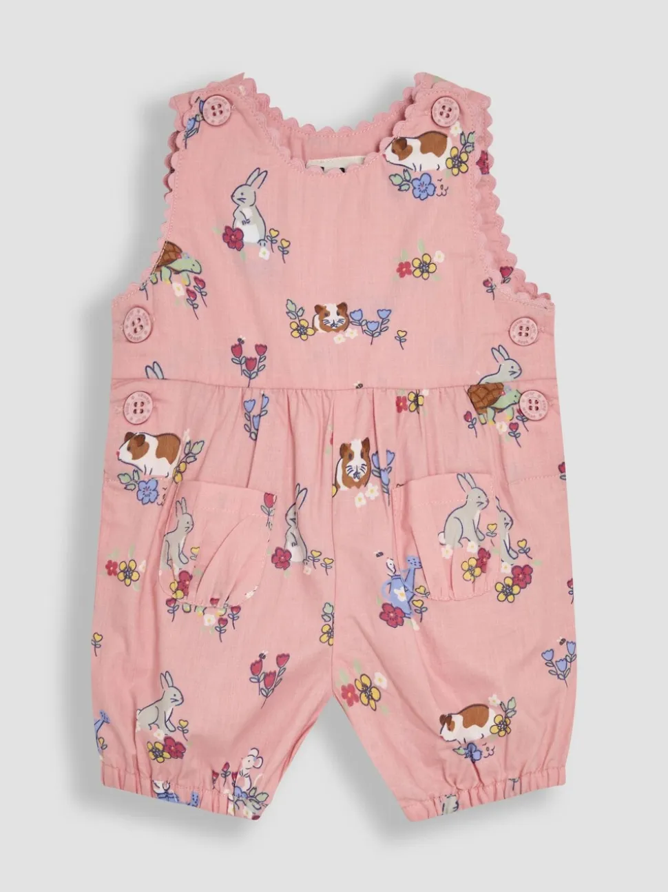 JoJo Maman Bébé - bretelbroeken van 100% katoen met print