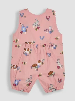 JoJo Maman Bébé - bretelbroeken van 100% katoen met print