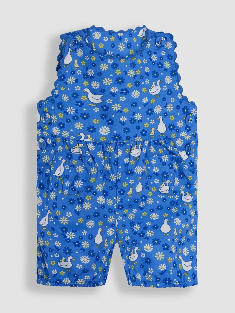 JoJo Maman Bébé - bretelbroeken van 100% katoen met print