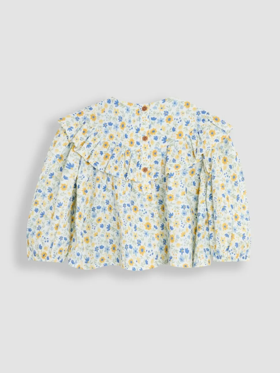 JoJo Maman Bébé - Gesmokte blouse met ruches