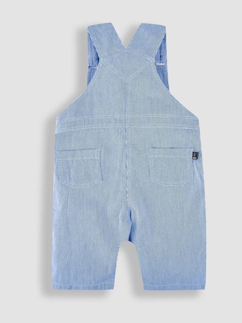 JoJo Maman Bébé - Gestreepte tuinbroek met boot