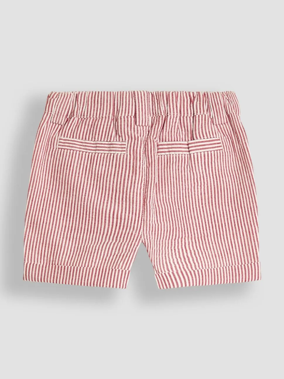 JoJo Maman Bébé - Gestreepte seersucker short