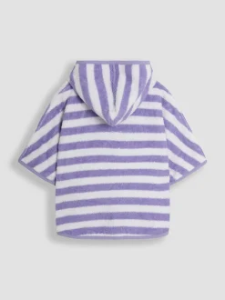 JoJo Maman Bébé 100% katoenen handdoekponcho met vlindermotief