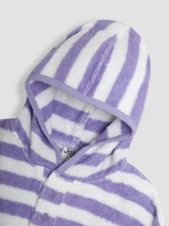 JoJo Maman Bébé 100% katoenen handdoekponcho met vlindermotief