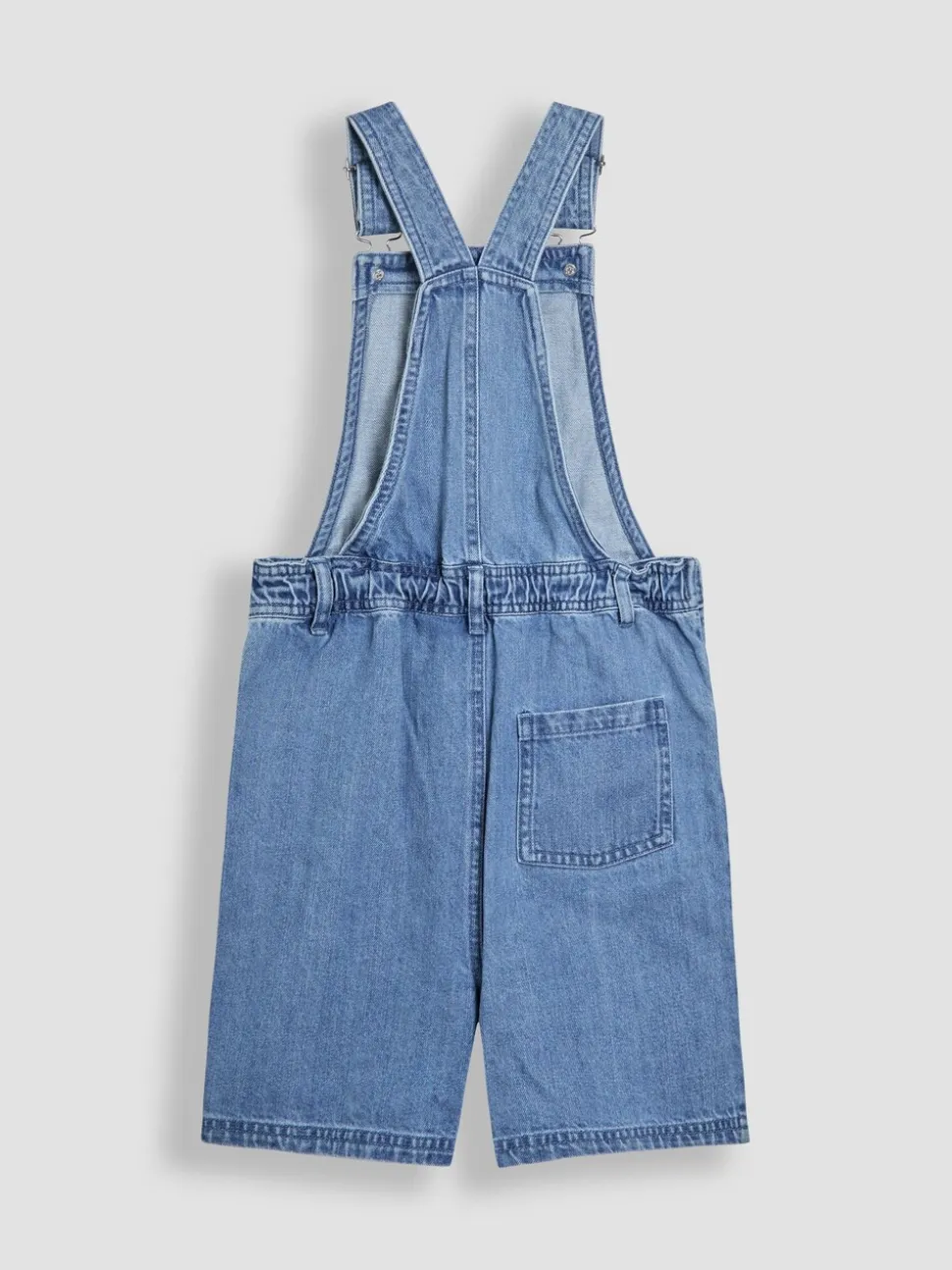 JoJo Maman Bébé - Korte denim bretelbroeken
