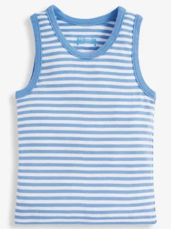 JoJo Maman Bébé - Set van 3 hemdjes met graafmachineprint voor jongens