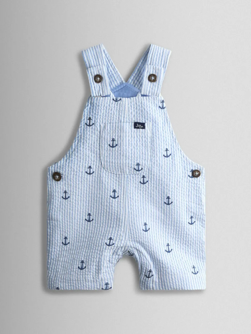 JoJo Maman Bébé - Tuinbroek met borduursel