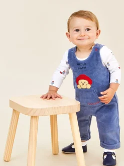 JoJo Maman Bébé Appliqué Dungaree Set