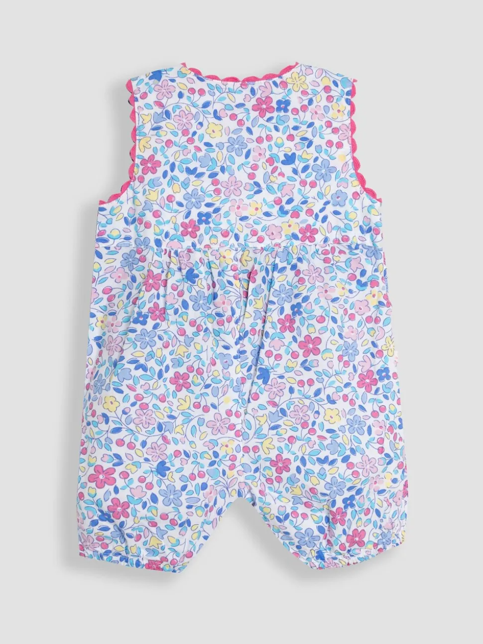 JoJo Maman Bébé Appliqué Pocket 100% Cotton Dungarees