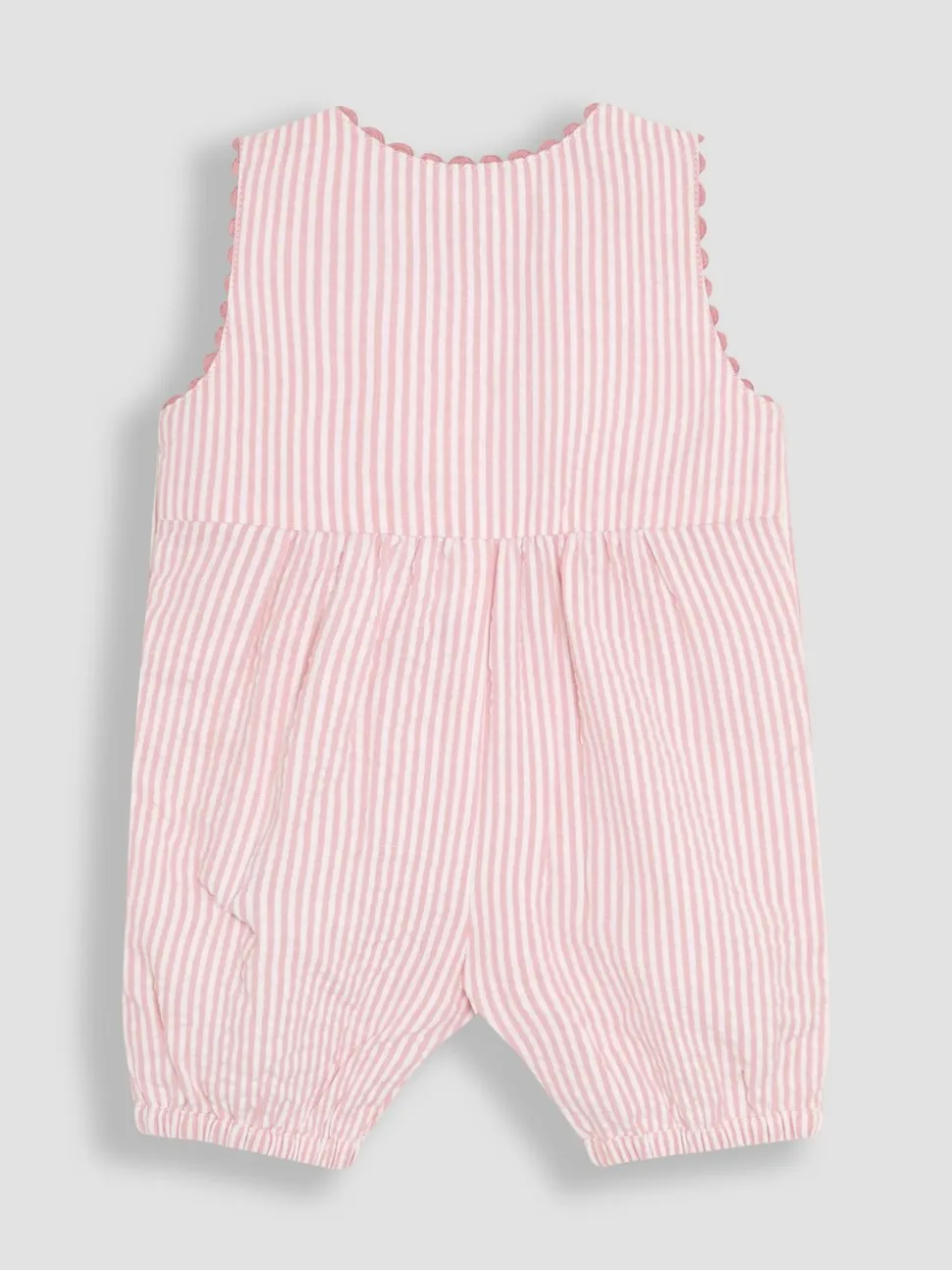 JoJo Maman Bébé Appliqué Pocket 100% Cotton Dungarees