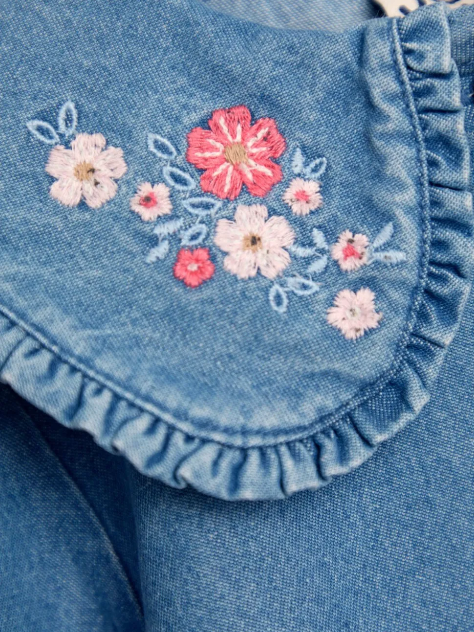 JoJo Maman Bébé blouse met ruchekraag