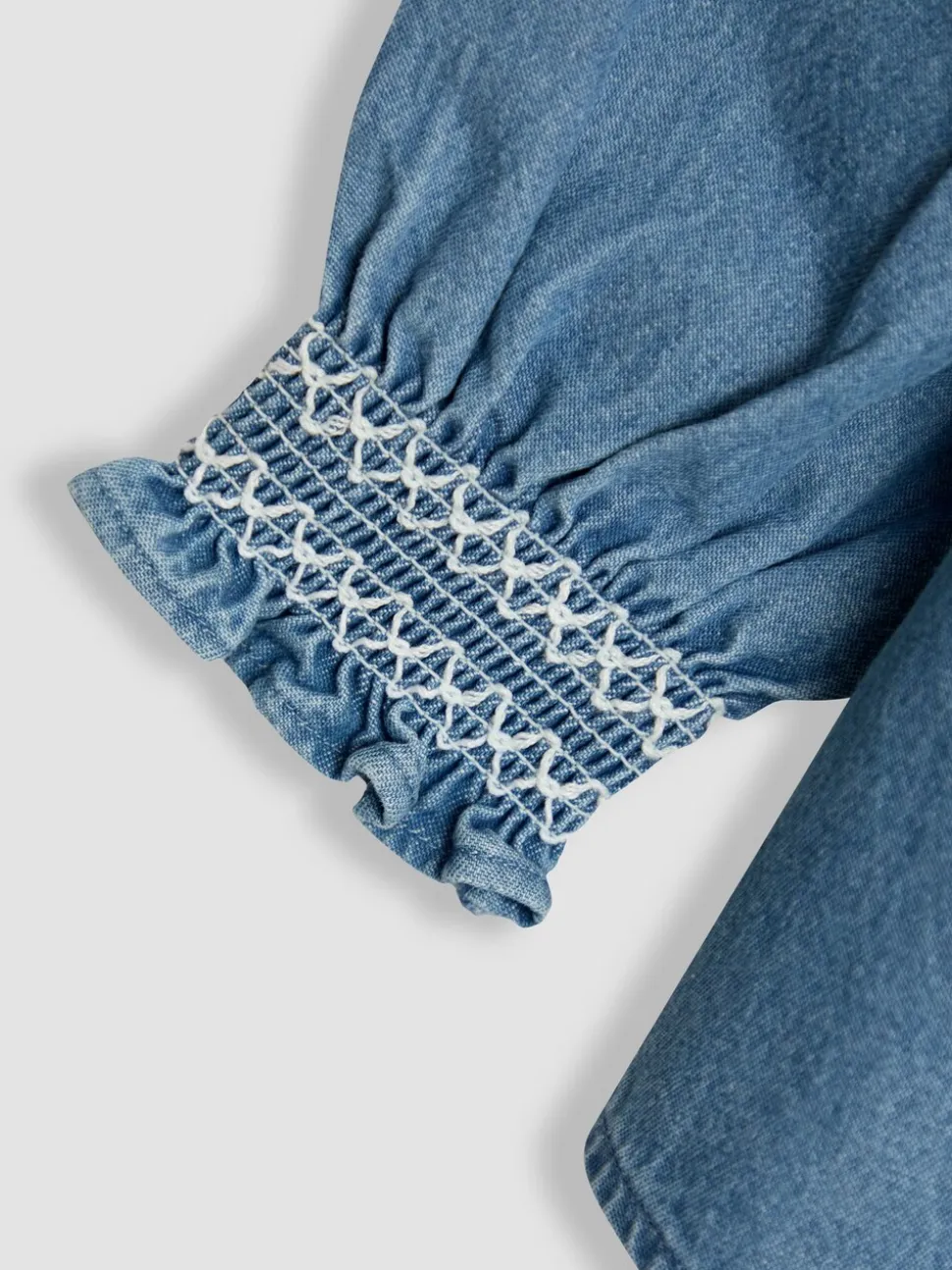 JoJo Maman Bébé blouse met ruchekraag