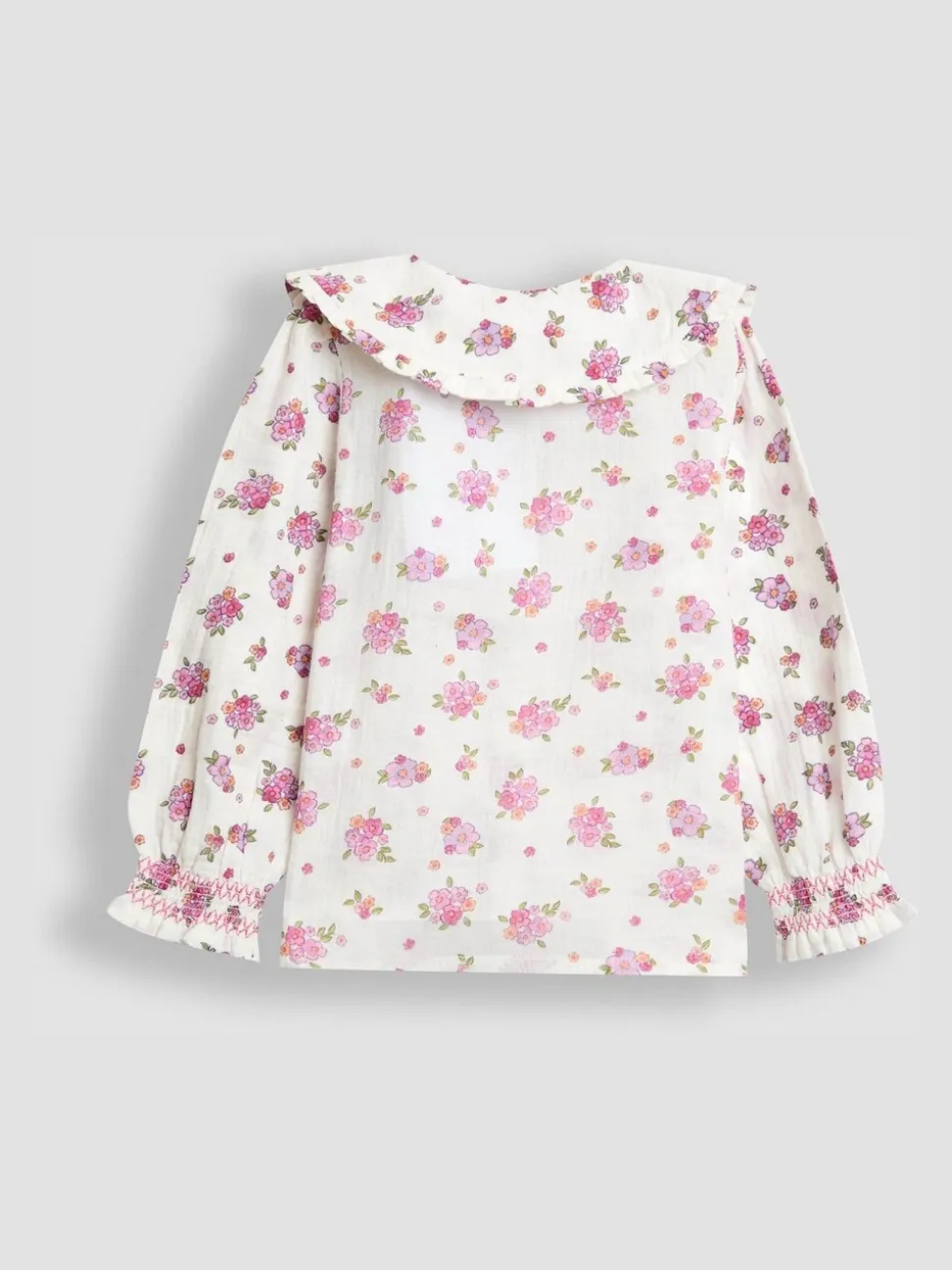 JoJo Maman Bébé blouse met ruchekraag
