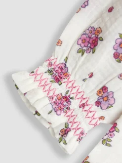 JoJo Maman Bébé blouse met ruchekraag