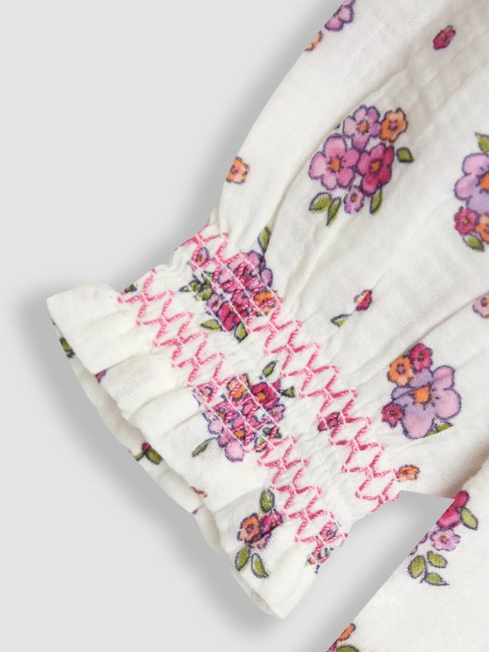 JoJo Maman Bébé blouse met ruchekraag
