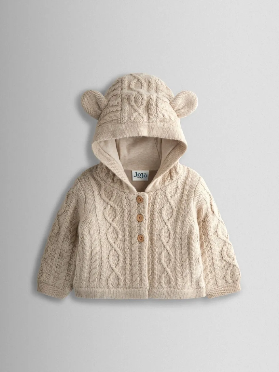 JoJo Maman Bébé Cable Knit Cardigan