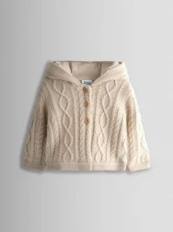 JoJo Maman Bébé Cable Knit Cardigan