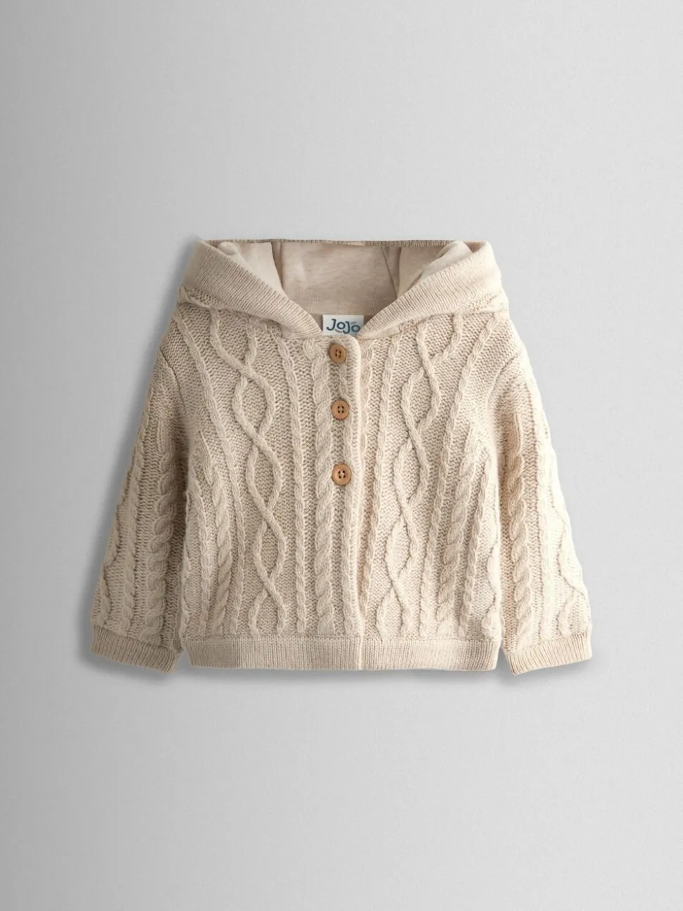 JoJo Maman Bébé Cable Knit Cardigan