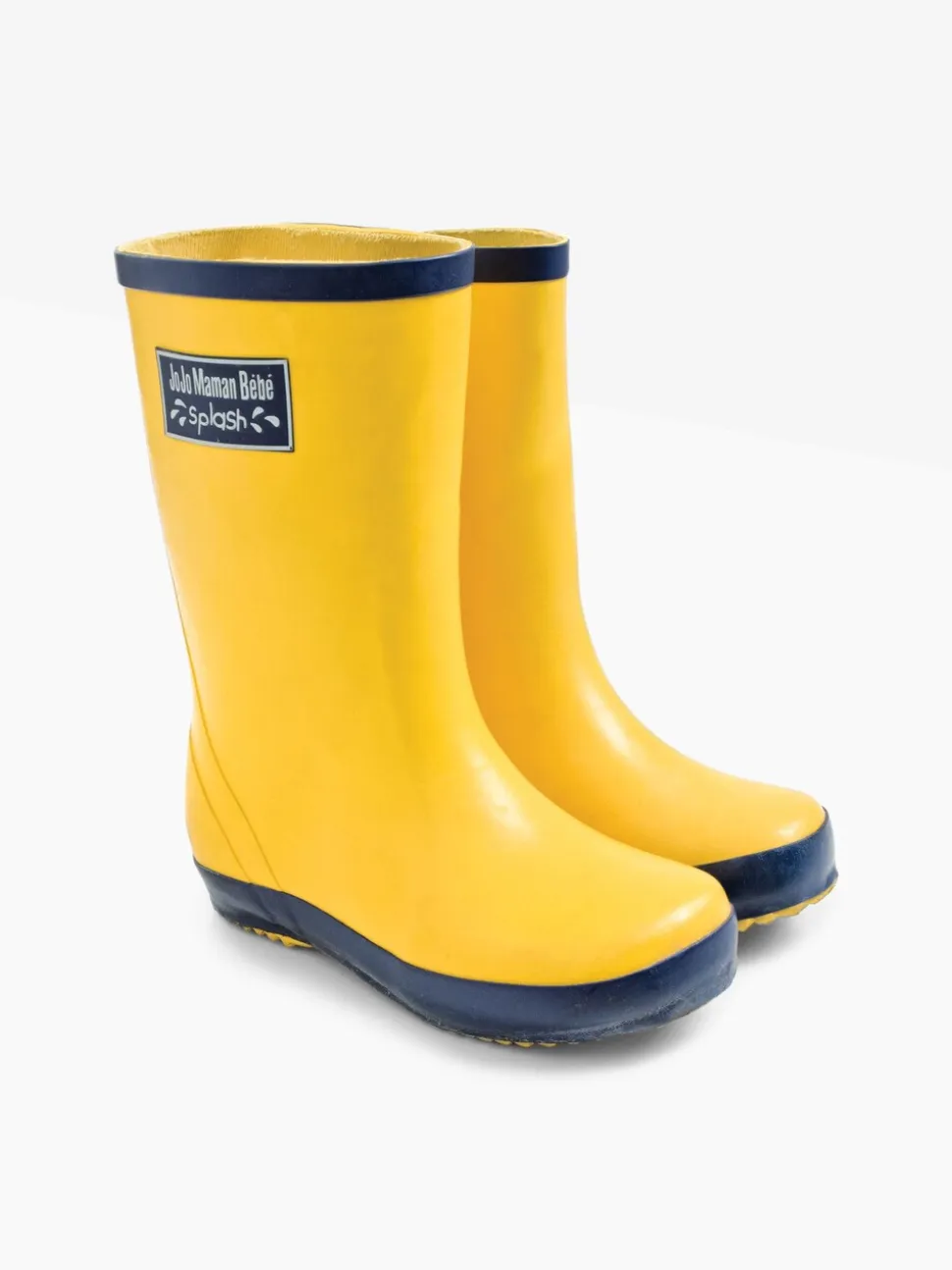 JoJo Maman Bébé Contrast Trim Lined Wellies