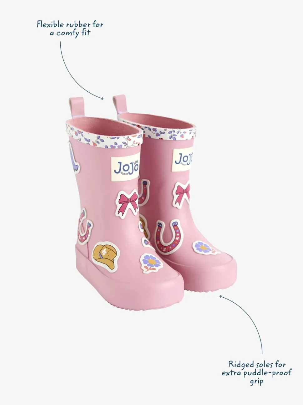 JoJo Maman Bébé Cowboy Print Wellies
