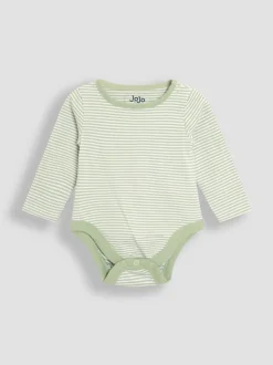 JoJo Maman Bébé 2-delige set bretelbroeken met katoenen voetjes
