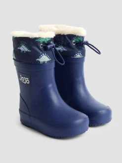 JoJo Maman Bébé Drawstring Dino Wellies