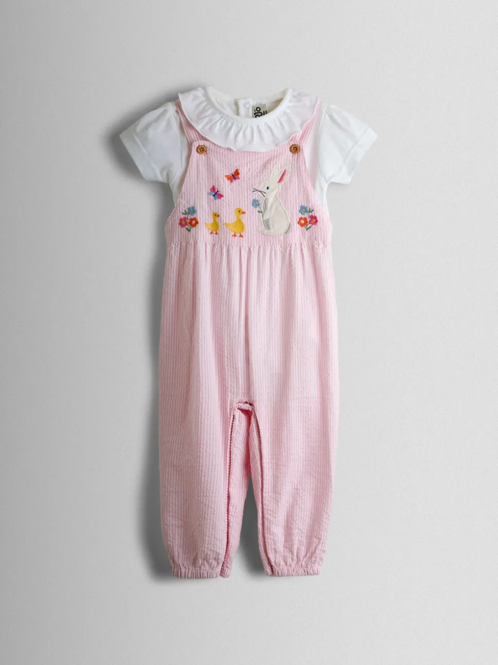 JoJo Maman Bébé Dungarees Set